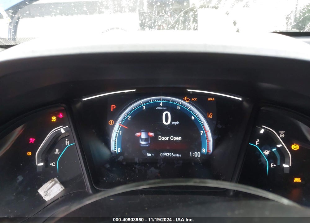 2019 HONDA CIVIC VIN: 2HGFC2F66KH556953