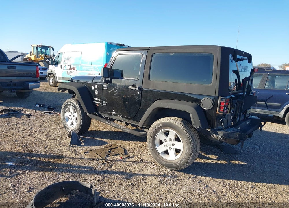 2013 JEEP WRANGLER SPORT VIN: 1C4AJWAG3DL579800