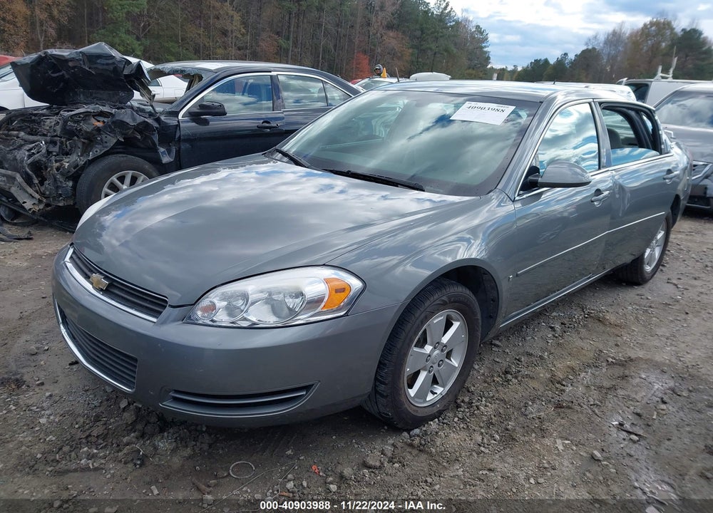 2008 CHEVROLET IMPALA LT VIN: 2G1WT58K389158010