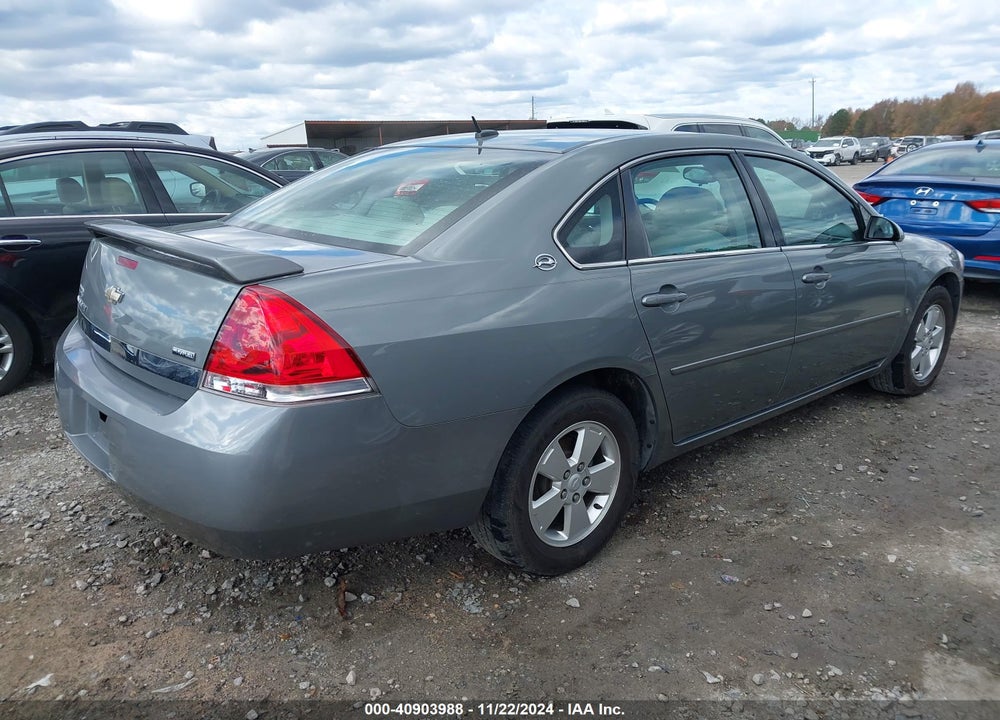 2008 CHEVROLET IMPALA LT VIN: 2G1WT58K389158010