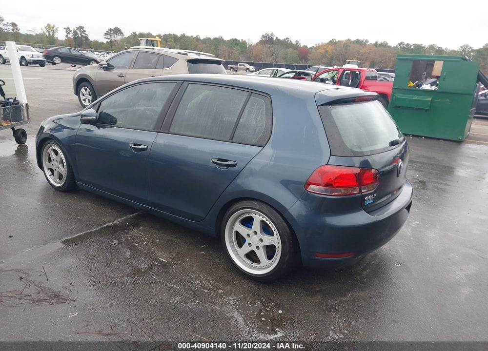 2012 VOLKSWAGEN GOLF 2.5L 4-DOOR VIN: WVWDB7AJ5CW194229