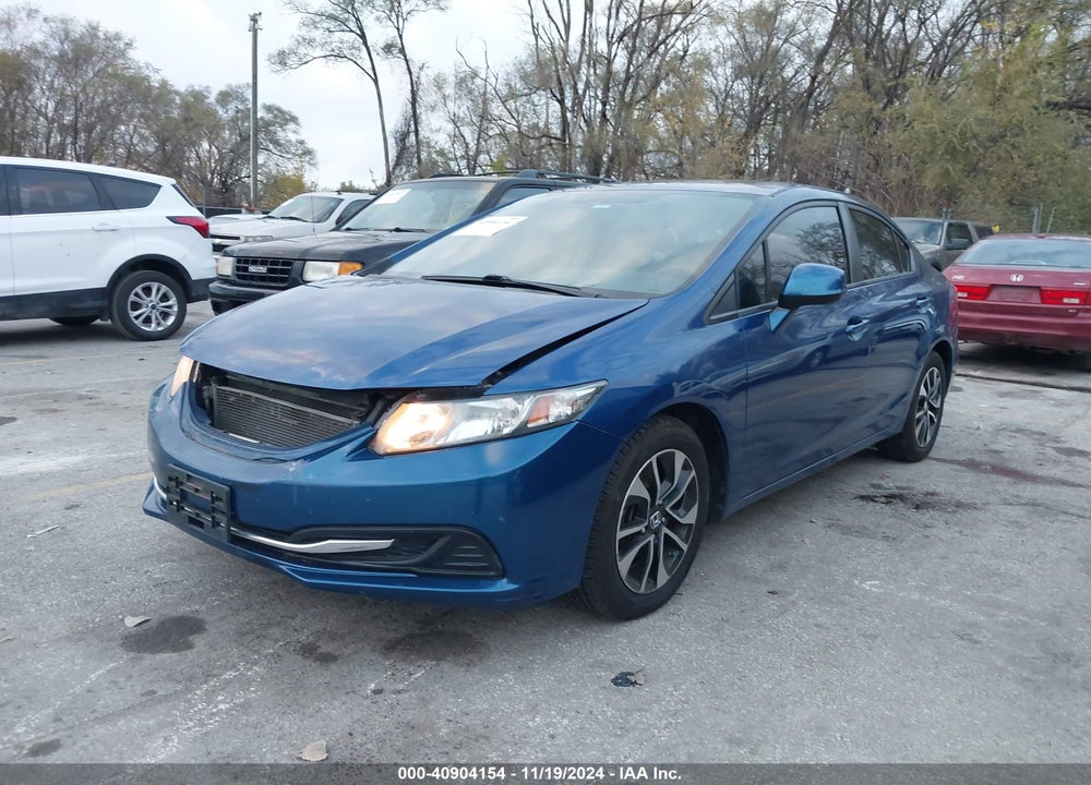 2013 HONDA CIVIC EX VIN: 19XFB2F87DE040621