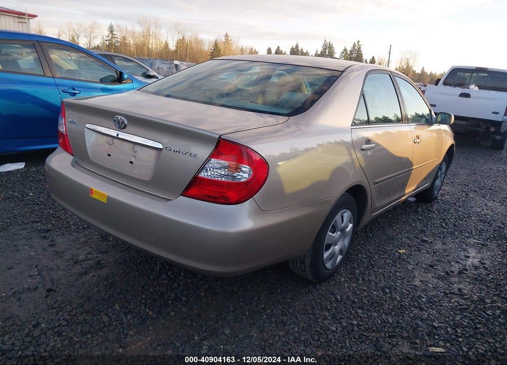 2004 TOYOTA CAMRY LE VIN: JTDBE32K440270963