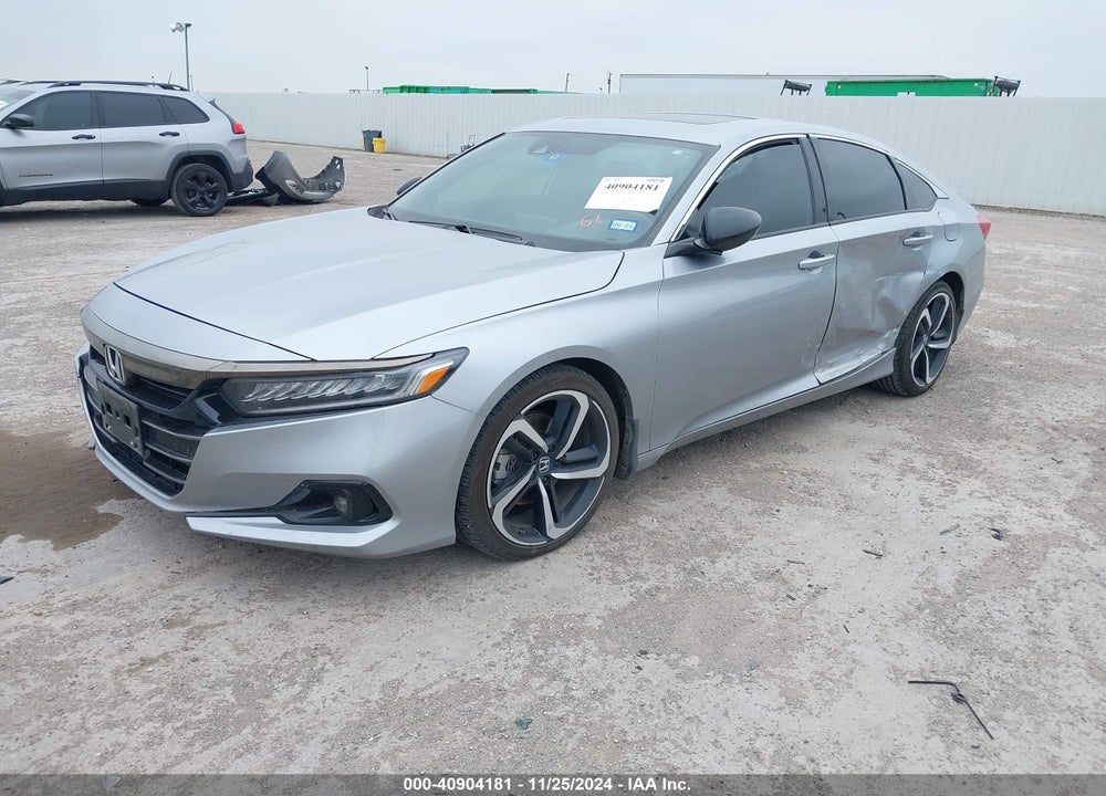 2021 HONDA ACCORD SPORT 2.0T VIN: 1HGCV2F33MA016626