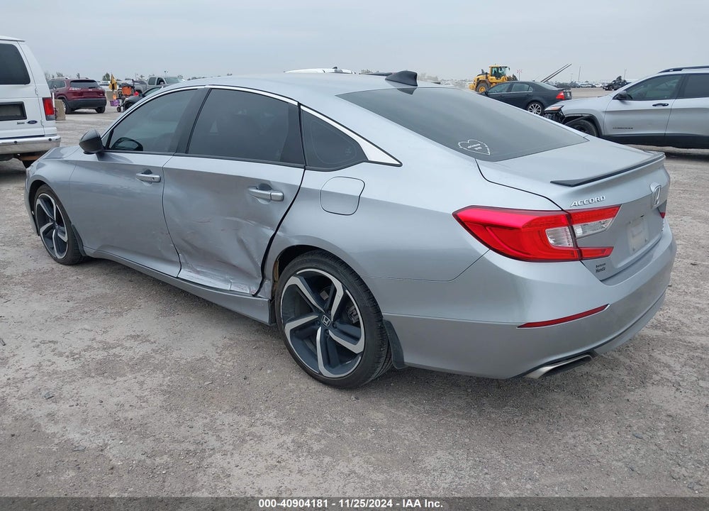 2021 HONDA ACCORD SPORT 2.0T VIN: 1HGCV2F33MA016626