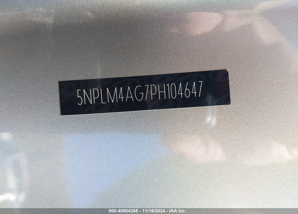 2023 HYUNDAI ELANTRA SEL VIN: 5NPLM4AG7PH104647