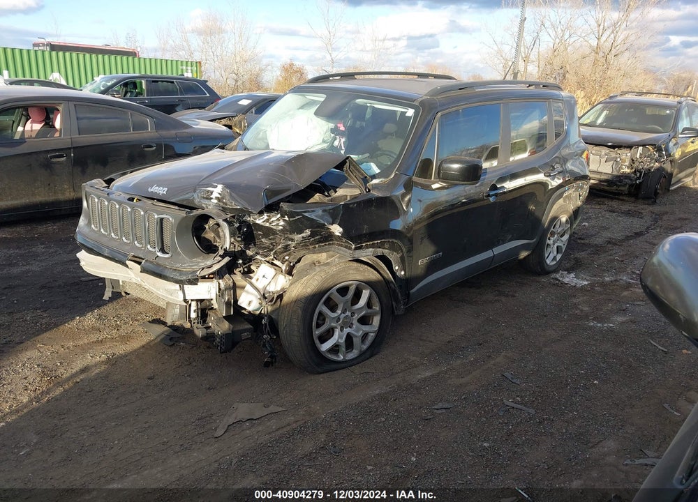 2017 JEEP RENEGADE LATITUDE 4X4 VIN: ZACCJBBB2HPF92091