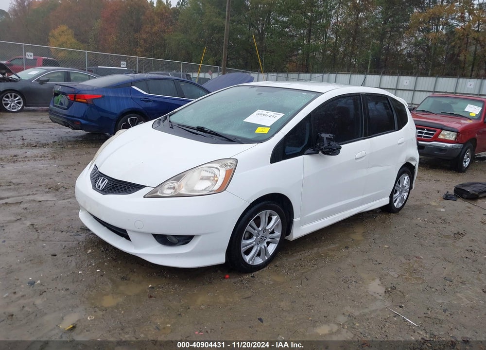 2010 HONDA FIT SPORT VIN: JHMGE8H6XAS020414