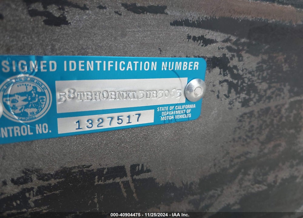 2020 HIGHLAND R UT2102RB VIN: 58TBH0BNXL3UB3063