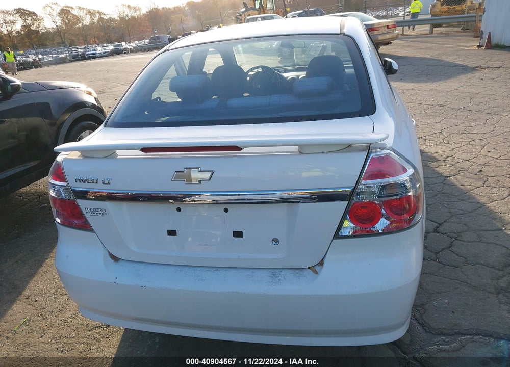 2009 CHEVROLET AVEO LT VIN: KL1TD56E69B341252