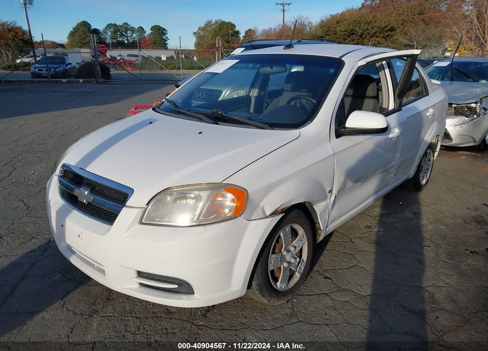 2009 CHEVROLET AVEO LT VIN: KL1TD56E69B341252