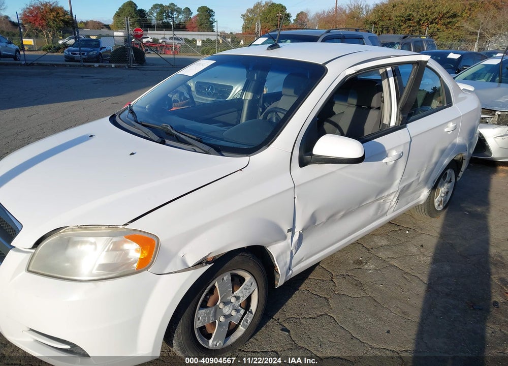 2009 CHEVROLET AVEO LT VIN: KL1TD56E69B341252