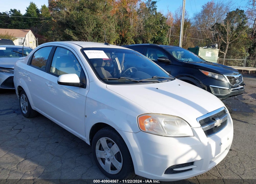 2009 CHEVROLET AVEO LT VIN: KL1TD56E69B341252