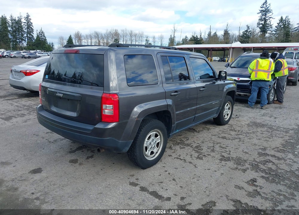 2015 JEEP PATRIOT SPORT VIN: 1C4NJRBB4FD338900