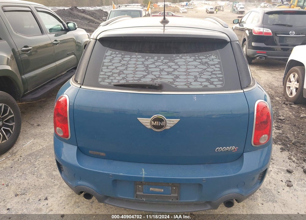 2012 MINI COOPER S COUNTRYMAN VIN: WMWZC3C57CWM26905