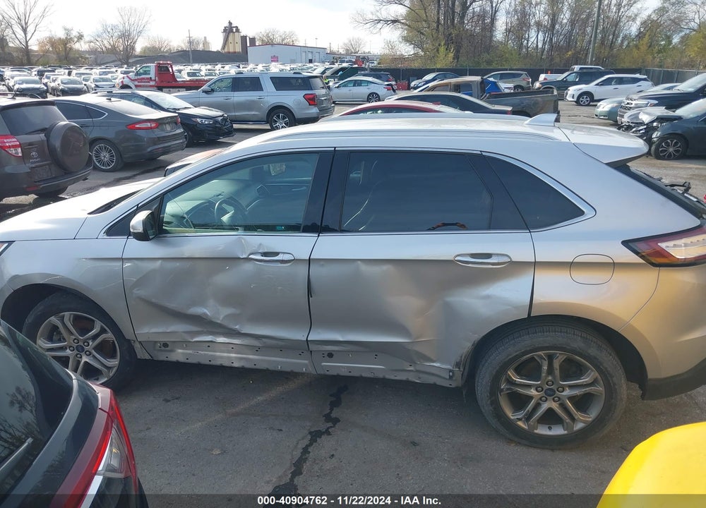 2016 FORD EDGE TITANIUM VIN: 2FMPK4K85GBB84407