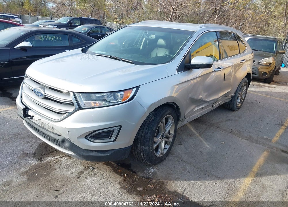 2016 FORD EDGE TITANIUM VIN: 2FMPK4K85GBB84407