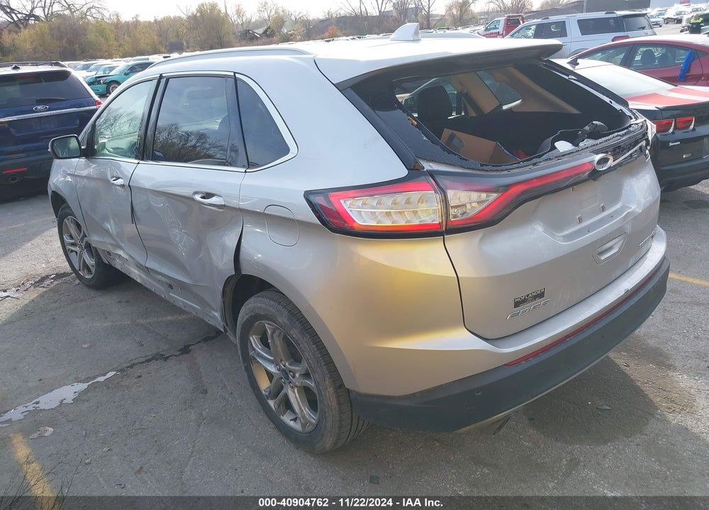 2016 FORD EDGE TITANIUM VIN: 2FMPK4K85GBB84407