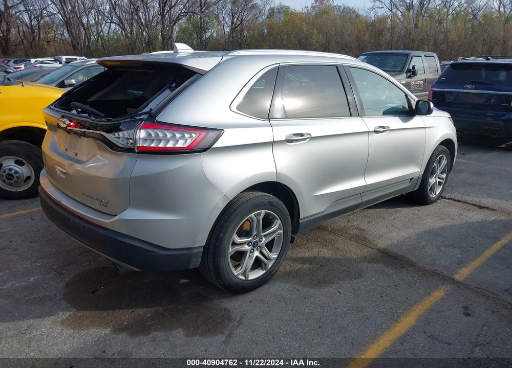 2016 FORD EDGE TITANIUM VIN: 2FMPK4K85GBB84407