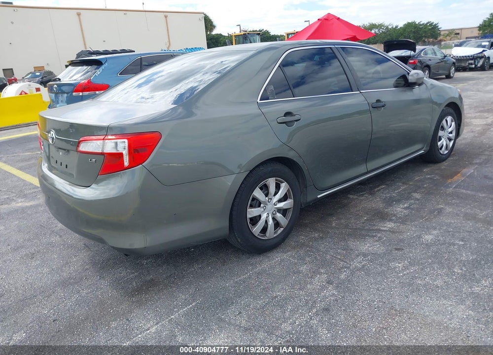2012 TOYOTA CAMRY LE VIN: 4T4BF1FK9CR180843