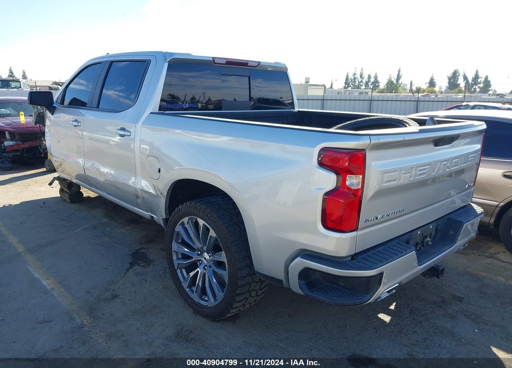 2021 CHEVROLET SILVERADO 1500 4WD SHORT BED RST VIN: 3GCUYEET2MG190797