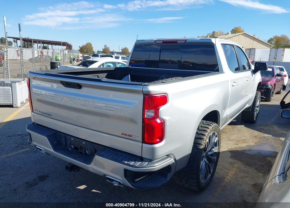 2021 CHEVROLET SILVERADO 1500 4WD SHORT BED RST VIN: 3GCUYEET2MG190797