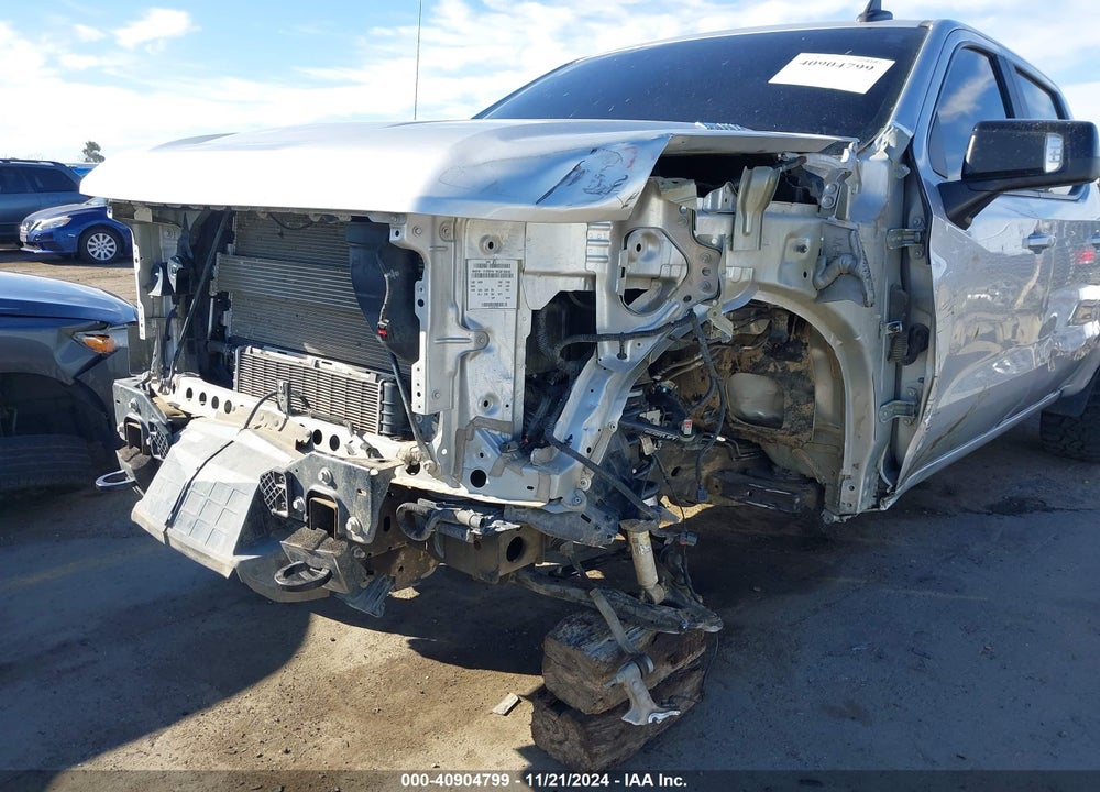 2021 CHEVROLET SILVERADO 1500 4WD SHORT BED RST VIN: 3GCUYEET2MG190797