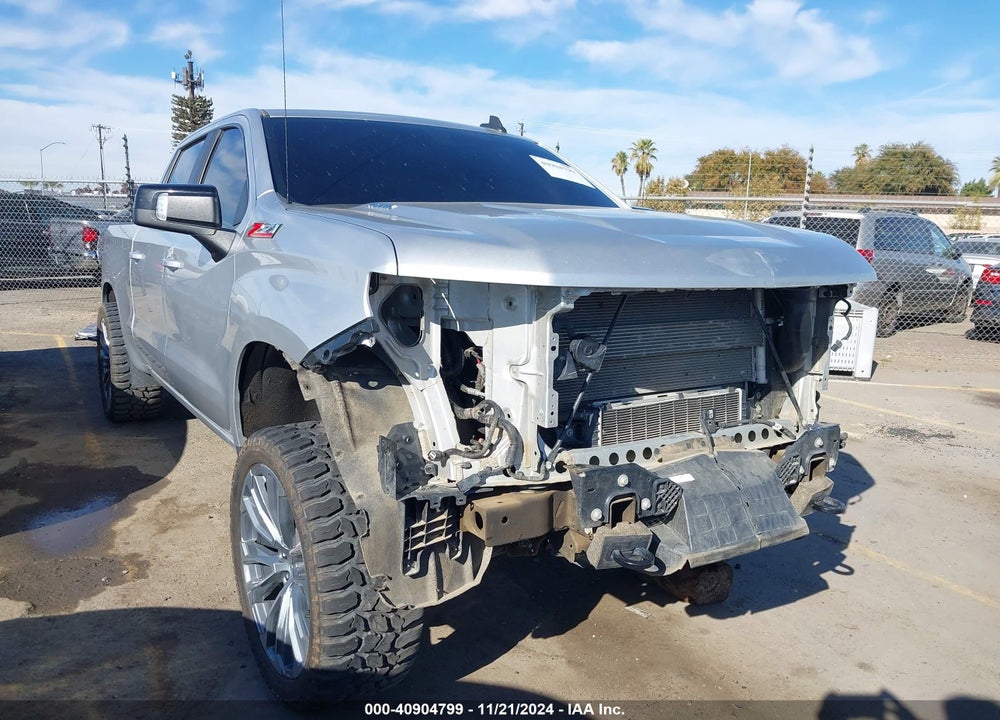 2021 CHEVROLET SILVERADO 1500 4WD SHORT BED RST VIN: 3GCUYEET2MG190797