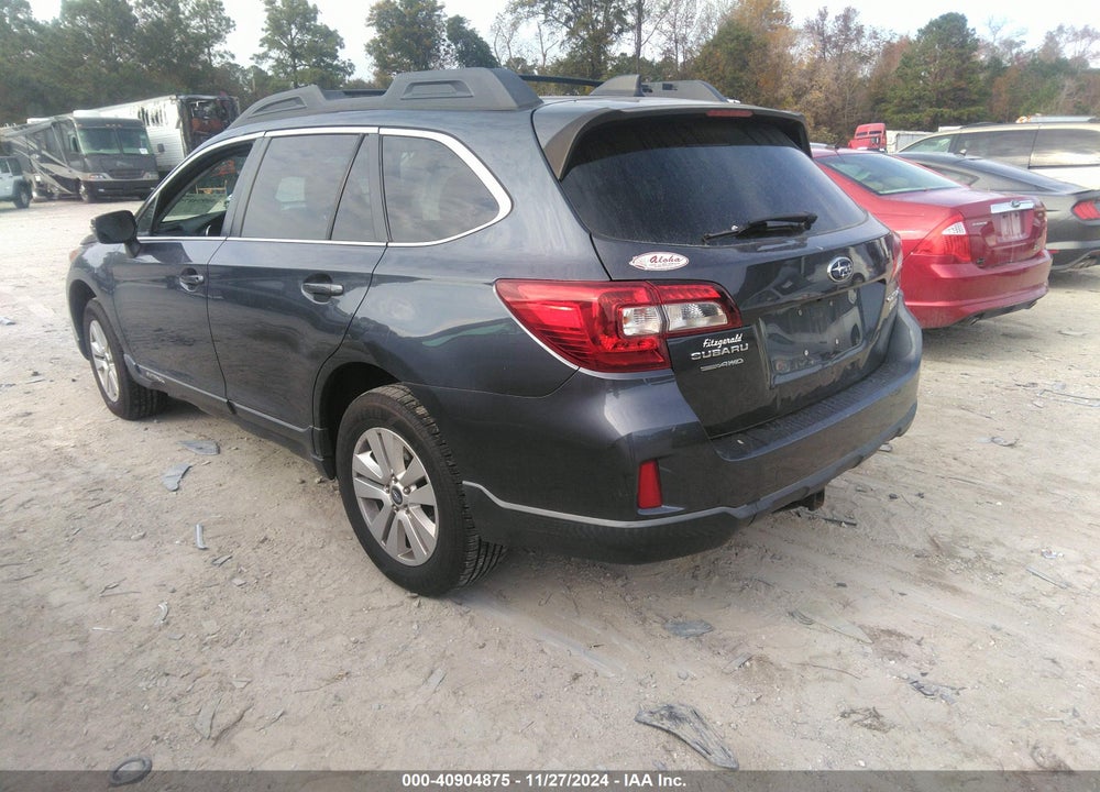 2017 SUBARU OUTBACK 2.5I PREMIUM VIN: 4S4BSAFC2H3409472