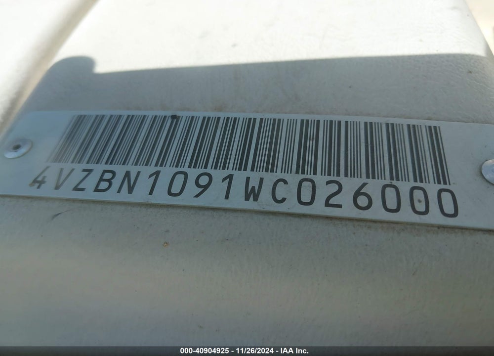 1998 SPARTAN MOTORS AMERICAN EAGLE 4VZ VIN: 4VZBN1091WC026000