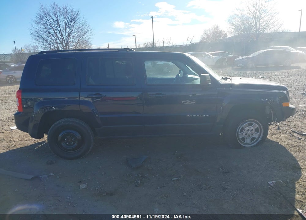 2015 JEEP PATRIOT SPORT VIN: 1C4NJRBB8FD290947