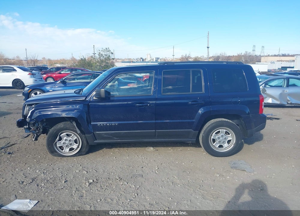 2015 JEEP PATRIOT SPORT VIN: 1C4NJRBB8FD290947