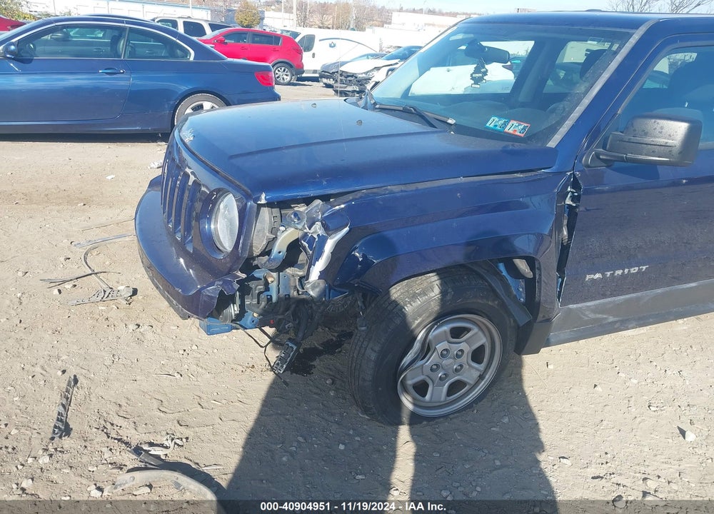 2015 JEEP PATRIOT SPORT VIN: 1C4NJRBB8FD290947