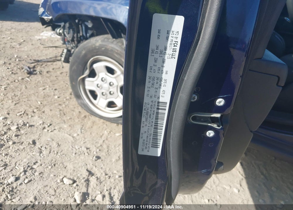 2015 JEEP PATRIOT SPORT VIN: 1C4NJRBB8FD290947