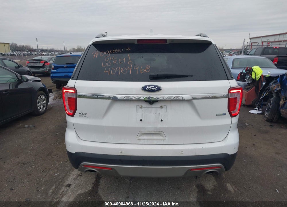 2016 FORD EXPLORER XLT VIN: 1FM5K8D84GGD17551