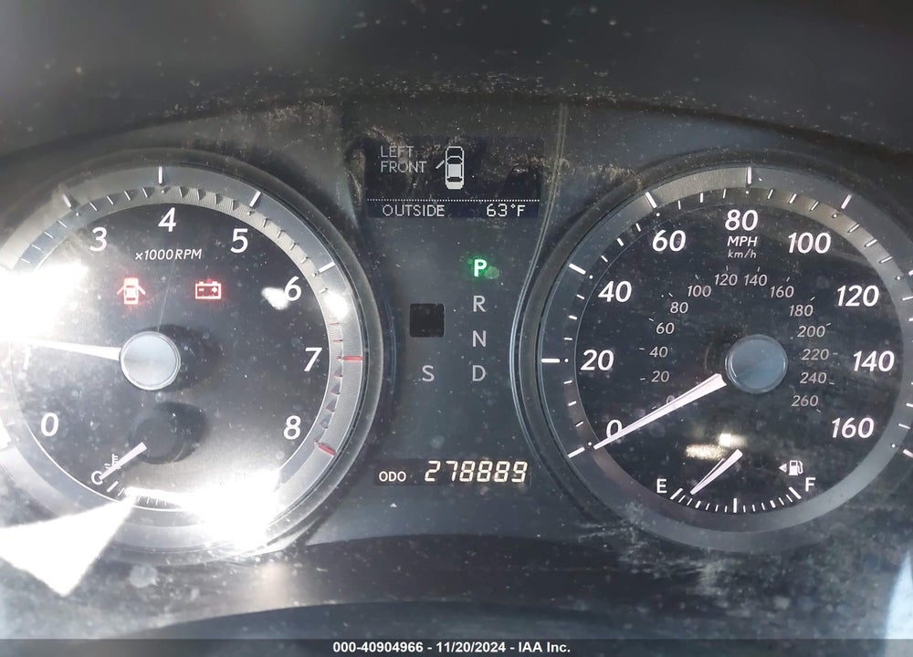 2008 LEXUS ES 350 VIN: JTHBJ46G082267042