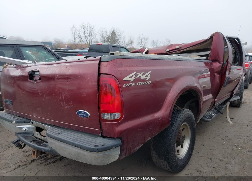 2000 FORD F-250 VIN: 1FTNW21L1YEE03606
