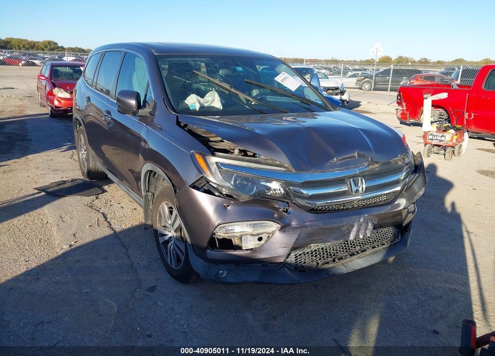 2017 HONDA PILOT EX-L VIN: 5FNYF5H58HB008987