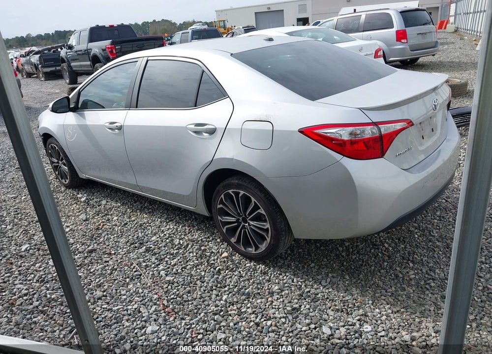 2016 TOYOTA COROLLA S PREMIUM VIN: 2T1BURHE0GC737586