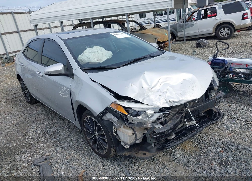 2016 TOYOTA COROLLA S PREMIUM VIN: 2T1BURHE0GC737586