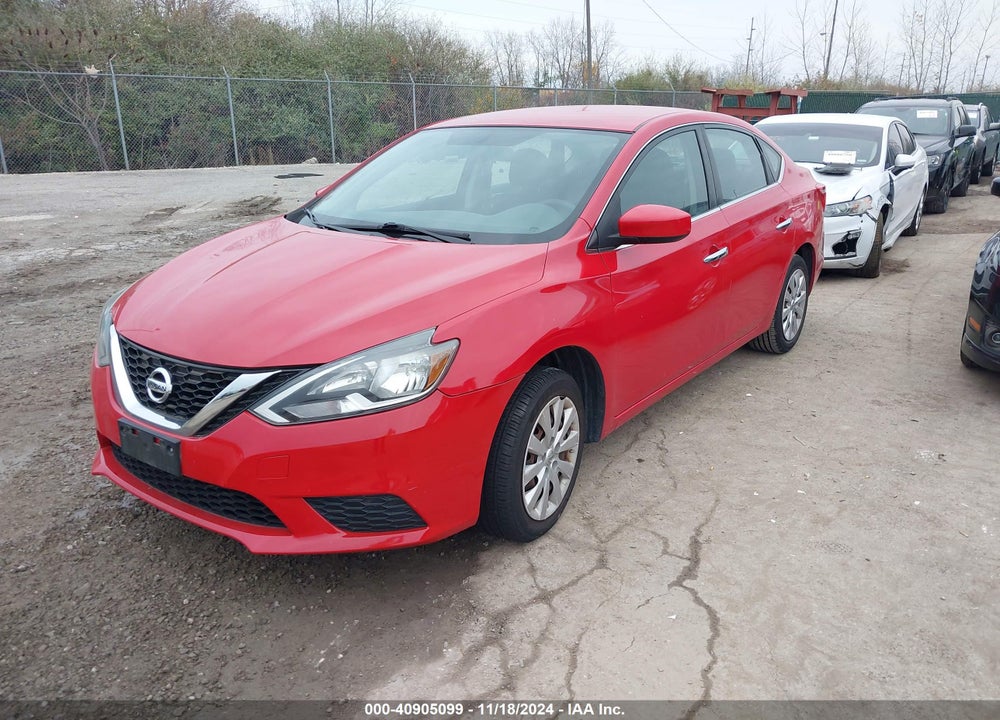 2016 NISSAN SENTRA SV VIN: 3N1AB7AP9GY314316