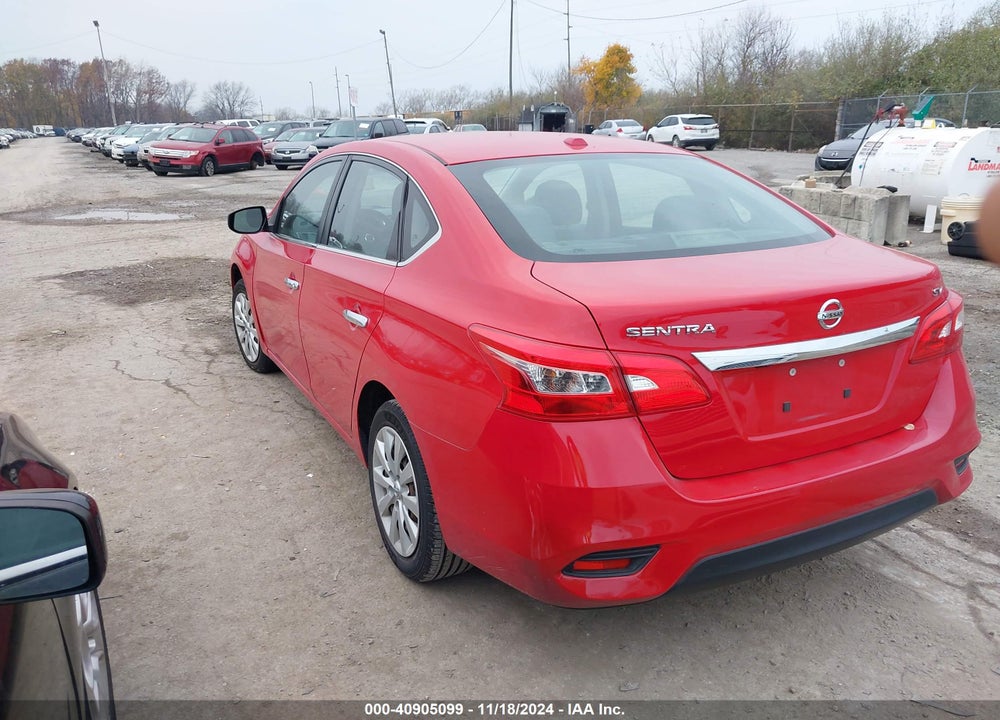 2016 NISSAN SENTRA SV VIN: 3N1AB7AP9GY314316