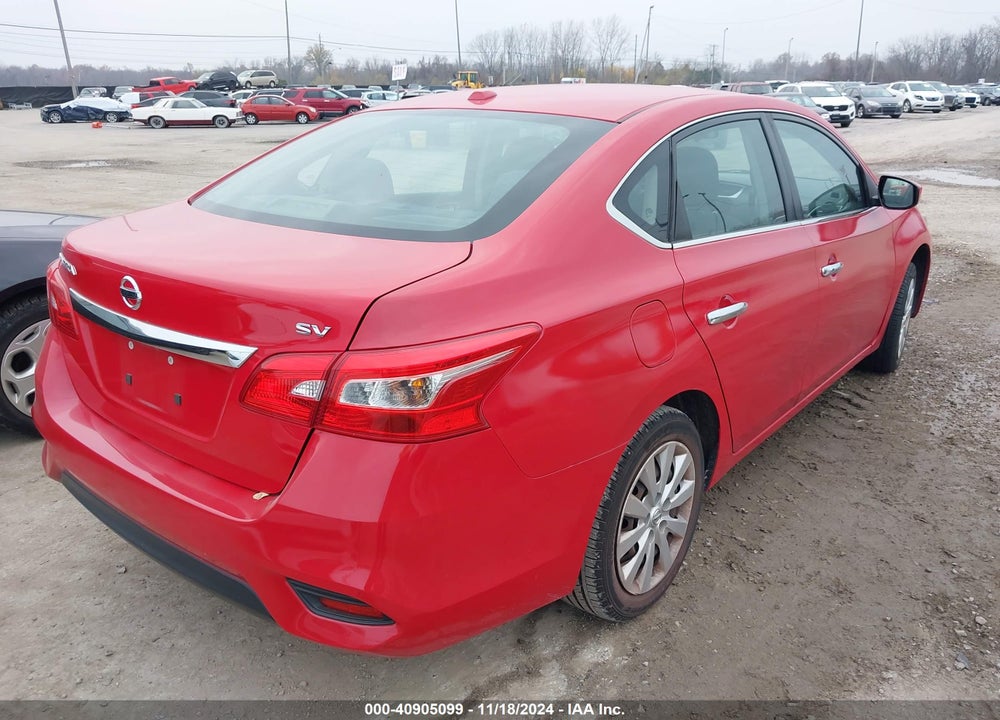 2016 NISSAN SENTRA SV VIN: 3N1AB7AP9GY314316