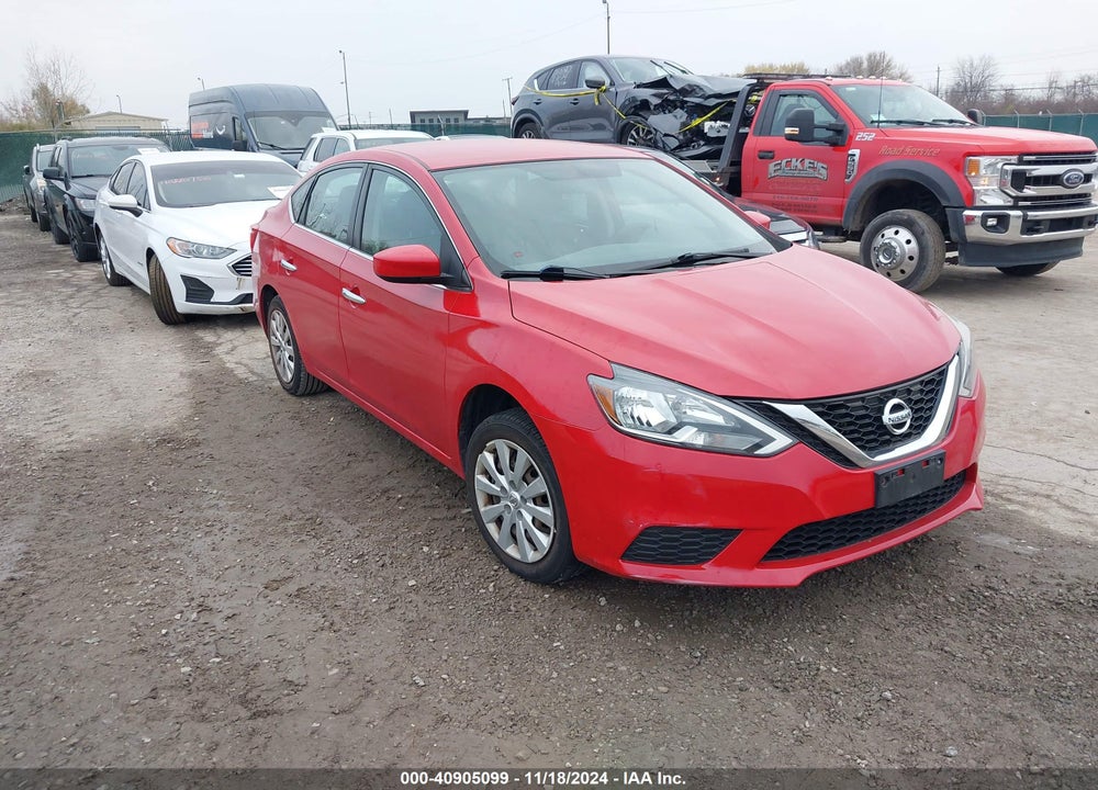 2016 NISSAN SENTRA SV VIN: 3N1AB7AP9GY314316