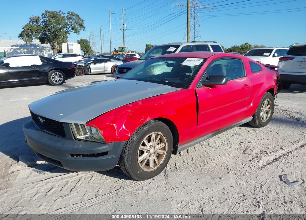2008 FORD MUSTANG V6 DELUXE VIN: 1ZVHT80N585190989