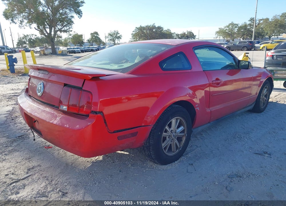 2008 FORD MUSTANG V6 DELUXE VIN: 1ZVHT80N585190989
