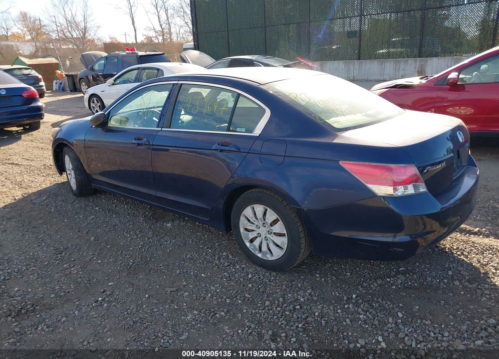 2009 HONDA ACCORD 2.4 LX VIN: 1HGCP26399A198737