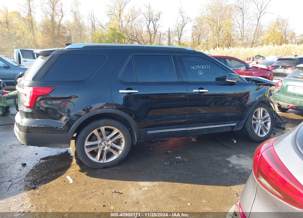 2017 FORD EXPLORER LIMITED VIN: 1FM5K8F84HGC18663