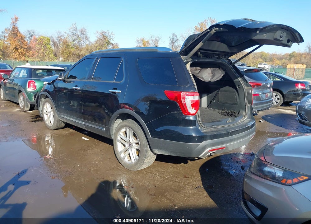2017 FORD EXPLORER LIMITED VIN: 1FM5K8F84HGC18663