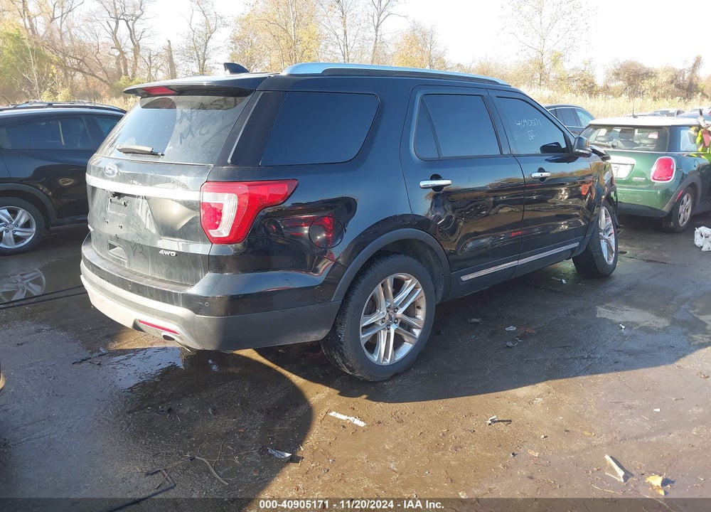 2017 FORD EXPLORER LIMITED VIN: 1FM5K8F84HGC18663